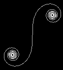 A Cornu spiral.