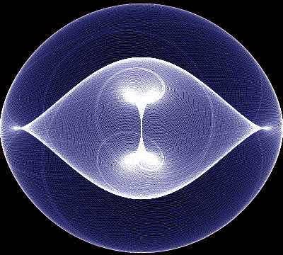 A torus twisted around on itself